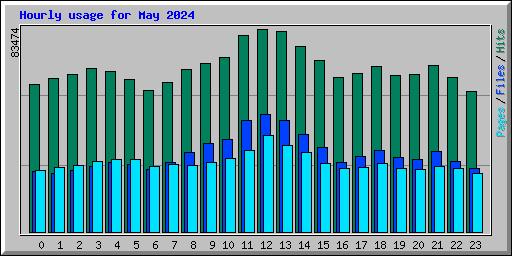 Hourly usage for May 2024